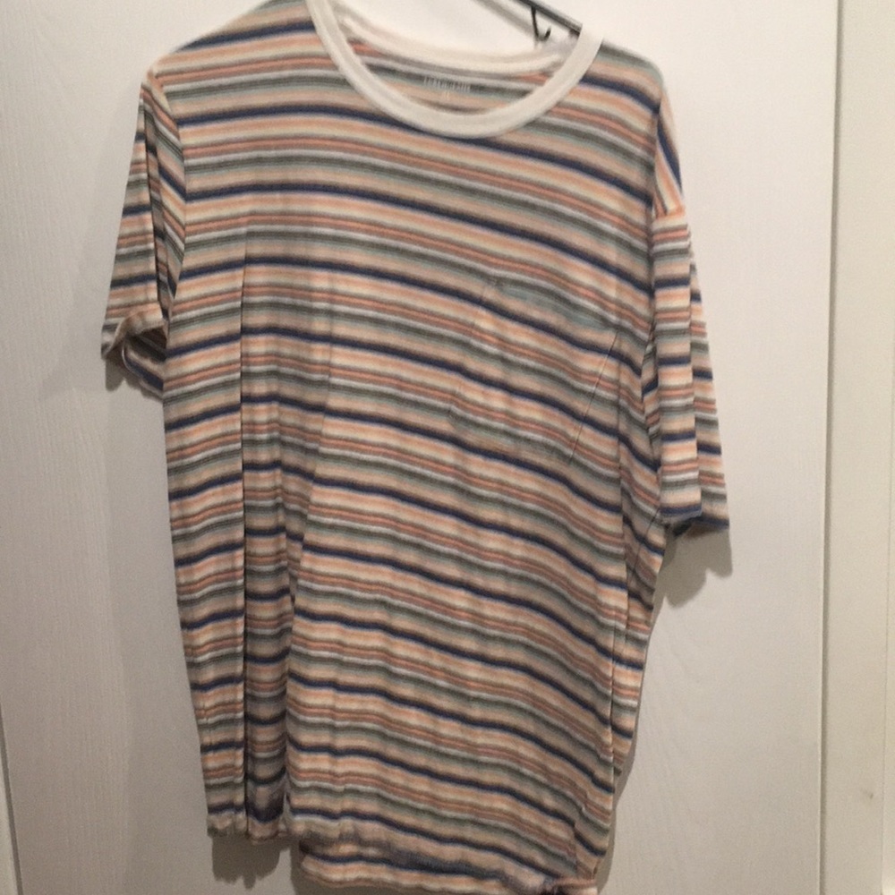 J Crew Jeans Men’s Striped Pocket T XL
